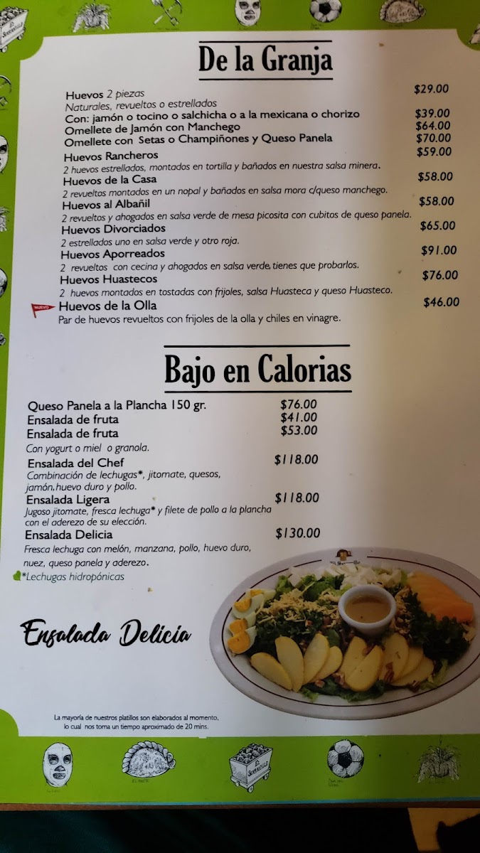 El Serranillo Menu - Image 4