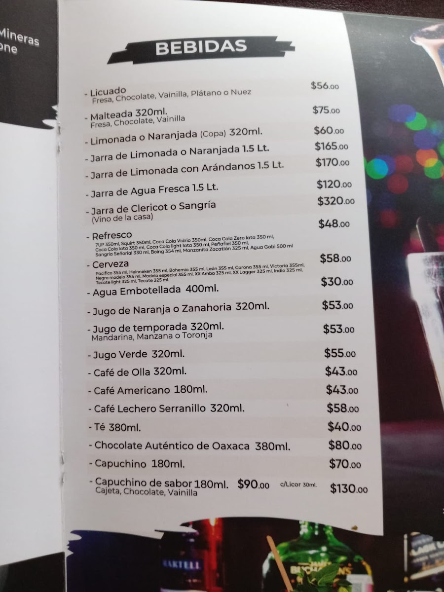 El Serranillo Menu - Image 6